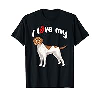 I Love My German Wirehaired Pointer Dog T-Shirt