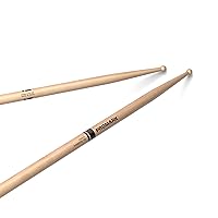 ProMark Drum Sticks - Finesse 7A Drumsticks - Drum Sticks Set - Ideal for Kids or Beginners - Small Round Wood Tip - Maple Drumsticks - Consistent Weight and Pitch - 1 Pair