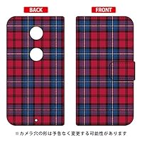 SECOND SKIN Notebook Type Smartphone Case Check Red x Blue for Nexus 6/Y! Mobile YMRNX6-IJTC-401-LIV8