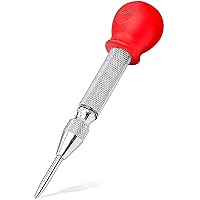 02638A 5-Inch Automatic Center Punch for Metal, Adjustable Impact Spring Loaded Center Punch Tool, Spring Punch, Center Punch Spring Loaded, Auto Center Punch