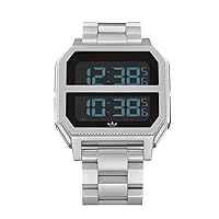 Adidas Archive mr2 Mens Digital Quartz Watch with Stainless Steel Bracelet Z211920-00