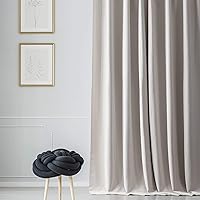 HPD Half Price Drapes Solid Room Darkening Curtains 50 X 108 (1 Panel), BOCH-171113-108, Alabaster Beige
