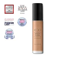 Cosmetics Delete Fluide Full Coverage Liquid Concealer Makeup Shade 3.5- Vegan, Oil free with Ultra-Blendable Formula for Seamless Finish