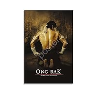 COPPTYH Ong Bak Muay Thai Warrior Tony Jaa Movie Cover Poster (5) Canvas Painting Wall Art Poster for Bedroom Living Room Decor 08x12inch(20x30cm)