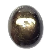 4.75 Ct. Natural Oval Cabochon Black Star Sapphire Thailand Loose Gemstone