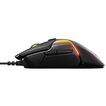 SteelSeries Rival 600 Gaming Mouse - 12,000 CPI TrueMove3Plus Dual Optical Sensor - 0.5 Lift-off Distance - Weight System - RGB Lighting,black