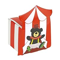 Homeford Circus Bear Baby Shower Favor Boxes, 2-Inch, 12-Piece