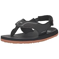 Quiksilver Boy's Mathodic Recovery a/T Heel Strap Flip Flop Athletic Sandal Toddler