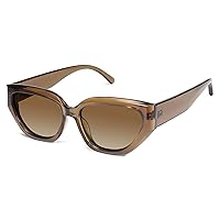 SOJOS Trendy Cute Cat Eye Polarized Sunglasses for Women Fashion Cateye Womens Sunnies SJ2237