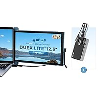 Duex Lite Portable Monitor with 9 in 1 Docking Station, New Mobile Pixels 12.5