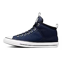 Converse Unisex Chuck Taylor All Star High Street Mid Lace Up Style Sneaker - Obsidian/Midnight Navy Womens 9/ Mens 7