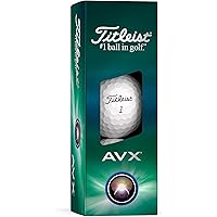 Titleist AVX Golf Balls (White, 3pk) 1 Sleeve 2024