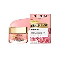 Skincare Age Perfect Rosy Tone Face Moisturizer with SPF 30, LHA and Imperial Peony, Anti-Aging Day Cream for Face, Non-greasy, 1.7 oz