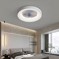 Fans, Ceilifan with Lightibedroom Ceilifans Withps Led Modern Ceilifan Lights for Liviroom Ceilifans with Lights and Remote Lounge Ceilifan Childrens/White