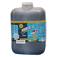 MICROBE-LIFT MLXSA5G Sludge-Away Pond and Outdoor Water Garden Sludge and Muck Remover, Safe for Live Koi Fish, Plant Life, and Décor, 5 Gallons