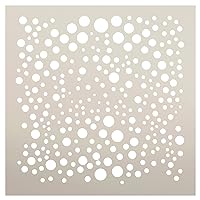 StudioR12 Mixed Media Stencil Bubbles Block Pattern | Mini to Large | DIY Card-Making Crafting Bullet Journal | Select Size (12