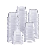 Comfy Package [250 Count 2 oz. Plastic Disposable Portion Cups (No Lids) Souffle Cups
