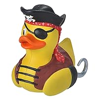 Wild Republic Rubber Ducks, Bath Toys, Kids Gifts, Pool Toys, Water Toys, Pirate, 4