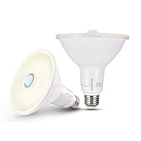 Sengled Motion Sensor, 150 Watt Equivalent LED Flood Light Bulb with Motion, E26 Base PAR38 Motion Sensor Outdoor Light Bulbs, 3000K Warm White, 1500LM, Waterproof, 2 Pack