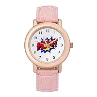 POW Women's Analogue Quartz Watch Casual Watches Sport Watch Wristwatch