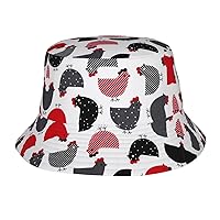 Cattle Dog Florals Print Bucket Hat Packable Travel Sun Caps Fisherman Beach Sun Hat Unisex for Teens Women Men Kids