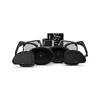 Rockford Fosgate HD9813RG-STG3 (Stage 3) Fairing Speakers, Saddlebag Speakers and 800-Watt Amplifier Kit for Select 1998-2013 Harley Davidson Road Glide Motorcycles