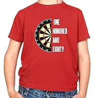 Dart Board One Hundred and Eighty 180 - Childrens/Kids Crewneck T-Shirt