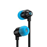 Logitech G333 Gaming Earphones with Dual Audio Drivers, in-line mic and Volume Control, Compatible with PC/PS/Xbox/Nintendo/Mobile with 3.5mm Aux or USB-C Port - Black