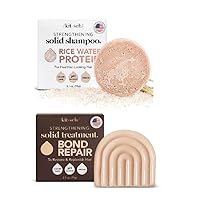 Kitsch Rice Water Shampoo Bar & Strengthening Bond Repair Solid Treatment with Discount