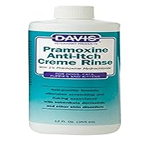 Davis Pramoxine Anti Itch Dog and Cat Creme Rinse, 12-Ounce, tan (DM158 12)