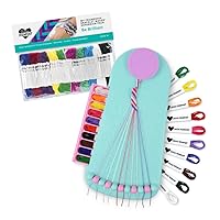 Choose Friendship, My Friendship Bracelet Maker (Cotton Candy) and Expansion Pack (Be Brilliant) Bundle, Makes Up to 40 Bracelets (100 Pre-Cut Threads and 75 Beads/Charms)