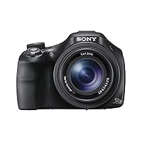 Sony HX400 Compact Digital Camera with 50x Optical Zoom, Black (Renewed)