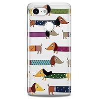 TPU Case Compatible for Google Pixel 8 Pro 7a 6a 5a XL 4a 5G 2 XL 3 XL 3a 4 Clear Funny Colorful Girlish Print Kawaii Lady Soft Cute Pet Pattern Dogs Flexible Silicone Slim fit Design Cute