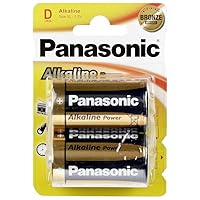 Panasonic LR20APB, Alkaline, 1.5V 2/pcs Pack 1x2 LR20APB, Single-use, LR20APB_2BP (Pack 1x2 LR20APB, Single-use Battery, Alkaline, 1.5 V, 2 pc(s), Blue, Gold, 33.6 mm)