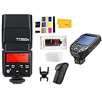 Godox TT350S Flash Speedlite for Sony Camera, 2.4G Wireless GN36 1/8000s HSS TTL Camera Flash with Godox XProII-S TTL Wireless Flash Trigger Compatible for Sony Camera A7 A7R A7S A7-II A7-III etc