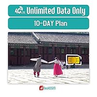 Korea SIM Card for 10 Days 4G LTE Unlimited Data Allowance Only