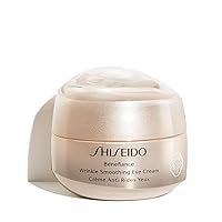 Shiseido Benefiance Wrinkle Smoothing Eye Cream - 15 mL - Visibly Improves Six Types of Eye Wrinkles - Provides 48-Hour Hydration - All Skin Types - Non-Comedogenic