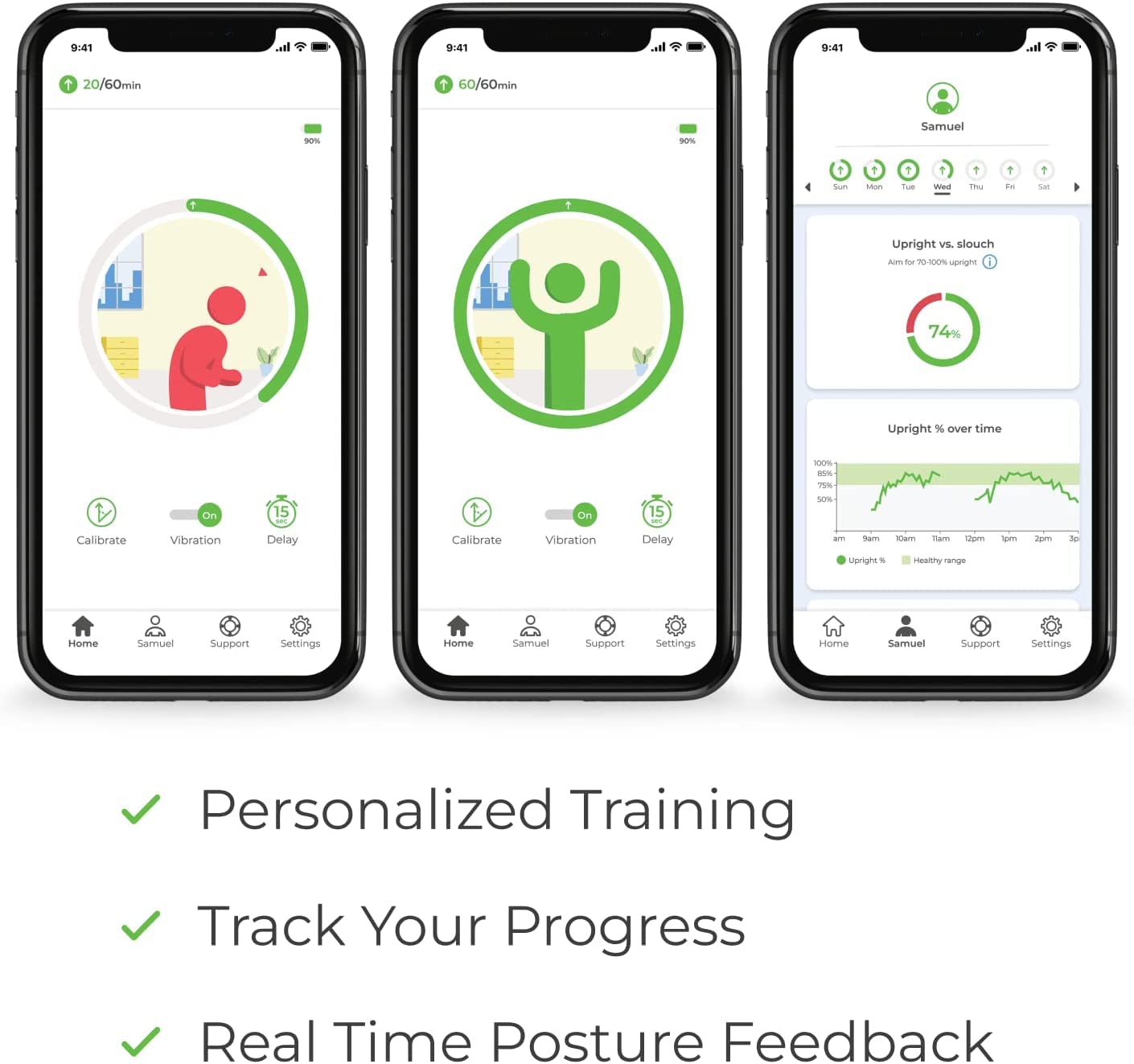 Upright GO S Lite | Posture Corrector Trainer & Tracker for Women & Men with Smart App