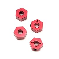 ST1654R Aluminum Hex Adapters for Slash 4x4 (Red)
