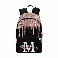 Personalized Your Own Casual Unisex Daypack Bags Backpack Forest Deers Waterproof Shoulder Bag Backpack to Daughter Son from Dad Mom
