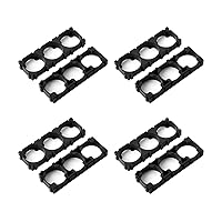 Bettomshin 20Pcs 21700 Lithium Cell Spacer Triple Battery Holder Bracket Battery Pack Bracket for DIY Fixed Battery 21.3mm Hole Dia