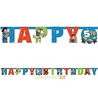 amscan Toy Story Letter Banner 10 Ft.,Multi Color,10Feet x 10