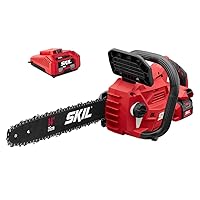 PWR CORE 40 Brushless 40V 14” Lightweight Chainsaw Kit with Tool-free Chain Tension & Auto Lubrication, Includes 2.5Ah Battery and Auto PWR Jump Charger - CS4555-10