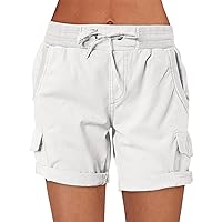 ANRABESS Womens Summer Shorts 2024 Dressy Casual Hiking Cargo Shorts Trendy Outdoor Outfits 6 Pockets