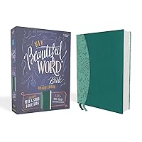 NIV, Beautiful Word Bible, Updated Edition, Peel/Stick Bible Tabs, Leathersoft, Teal, Red Letter, Comfort Print: 600+ Full-Color Illustrated Verses NIV, Beautiful Word Bible, Updated Edition, Peel/Stick Bible Tabs, Leathersoft, Teal, Red Letter, Comfort Print: 600+ Full-Color Illustrated Verses Imitation Leather