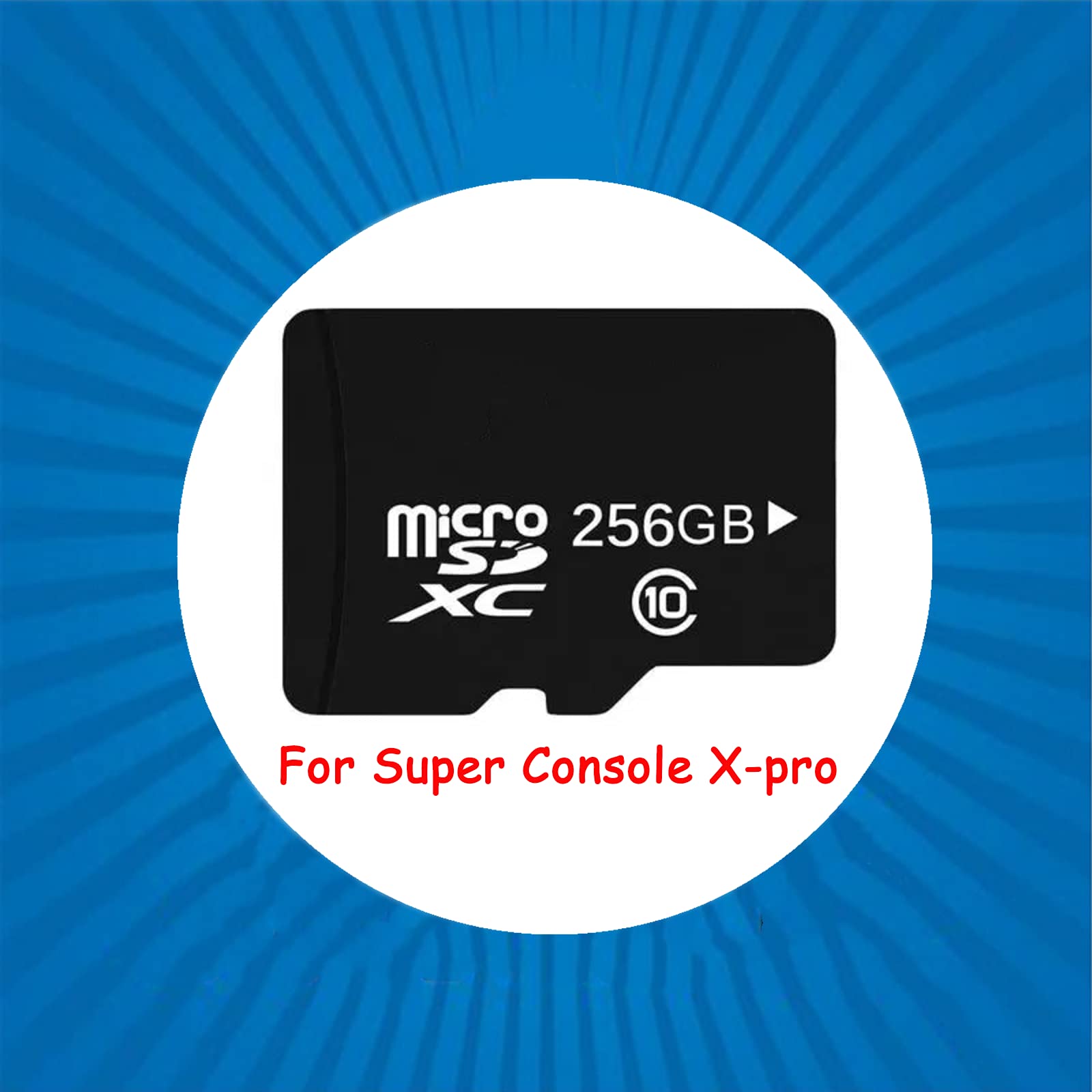 ARCADORA 256GB SD Card for Super Console X-pro, Same As The Original SD Card, Built in 48 Emulators with 50,000+ Games,TV & Game Systems in 1