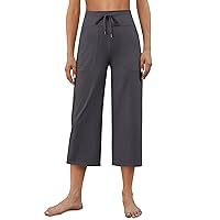 G4Free Wide Leg Pants for Women Yoga Pants High Waist Sweatpants with Pockets Stretch Lounge Pants Comfy Workout