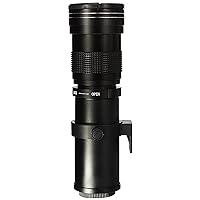 Ruili 420-800mm F/8.3-16 High Definition Telephoto Zoom Lens with T Mount Adapter for D3400 D3100 D3200 D5000 D5100 D5200 D7000 D7100 D3 D4 D40 D60 D70s D80 D90 D700 D800 and More DSLR Cameras