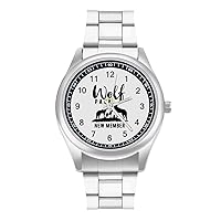 Wolf Pack New Member Classic Watches for Men Fashion Graphic Watch Easy to Read Gifts for Work Workout