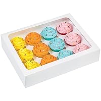 Wilton 12-Cavity Cupcake Box, Mini White